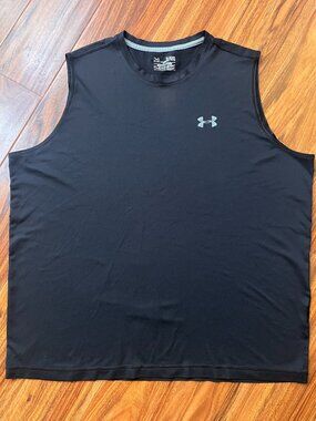 Under Armour HeatGear Loose Fit Black Tank XL